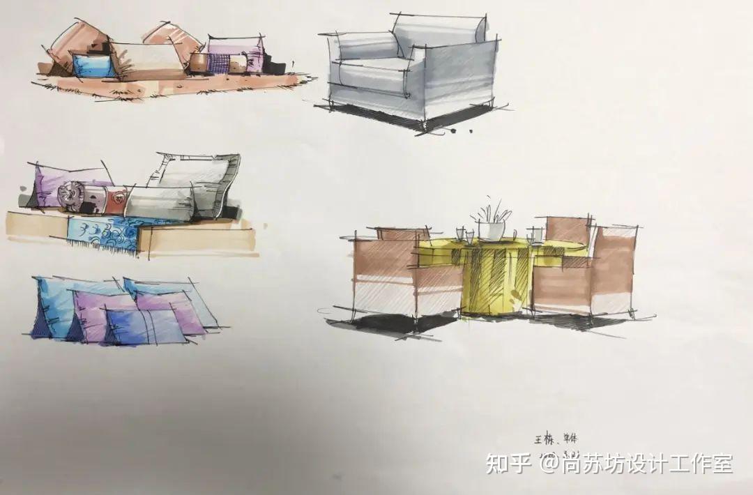 2022苏州大学室内设计考研快题状元140分备战经验——把路走对,可以事半功倍!!! - 知乎