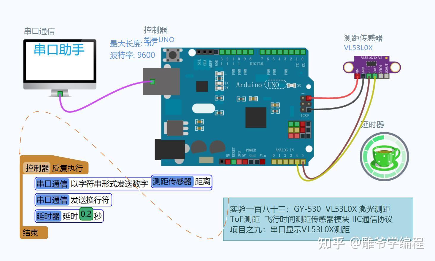  arduino 158 vl53l0x 3 