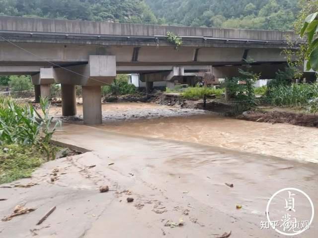 蓝田水灾图片