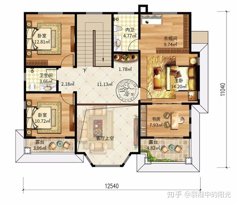 别墅设计:二层轻奢欧式,精致典雅,五口之家刚需之选 - 知乎