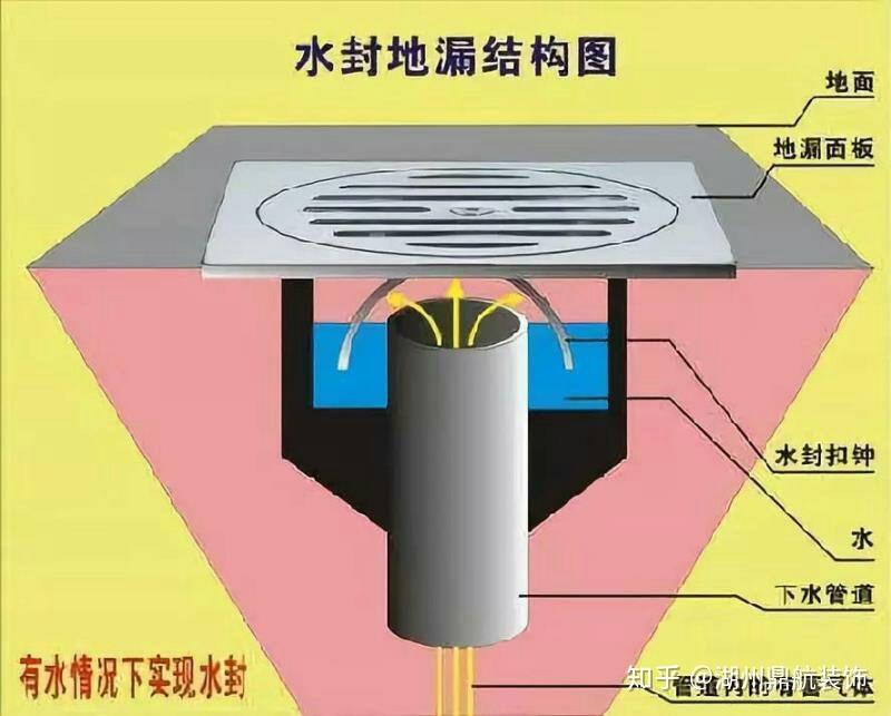 地漏构造图解图片