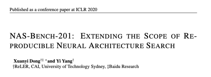 ICLR 2020| 最新NAS benchmark：0.1秒完成NAS算法搜索 - 知乎