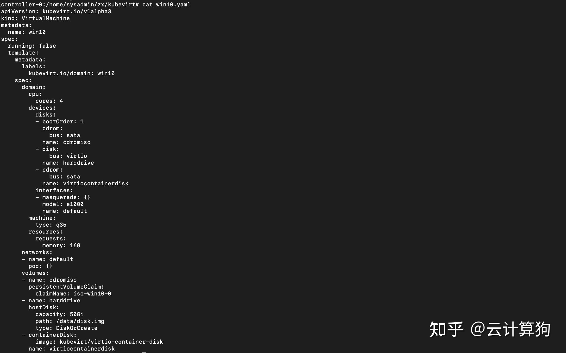 Kubevirt windows 