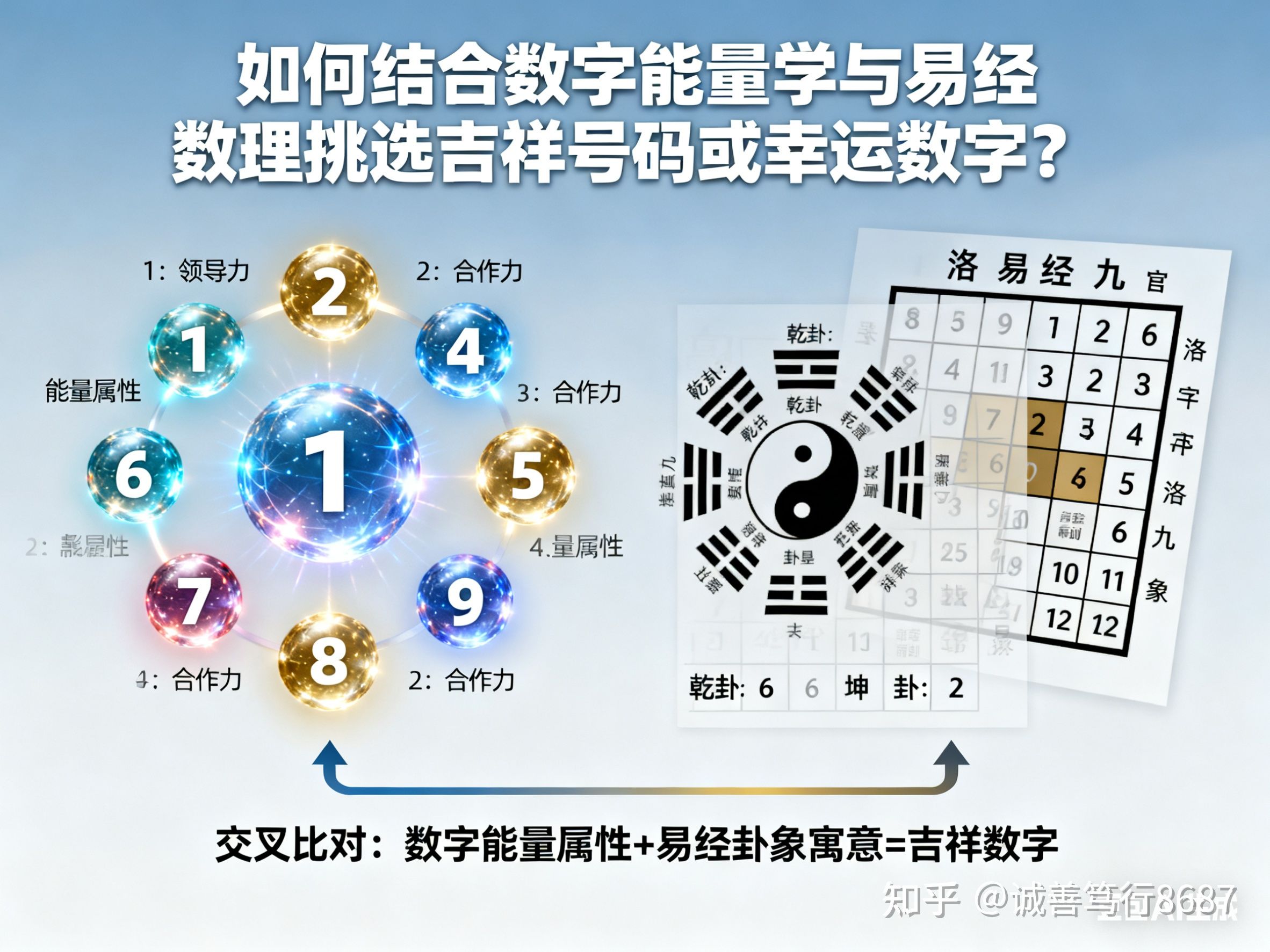 如何结合数字能量学与易经数理挑选吉祥号码或幸运数字? - 知乎