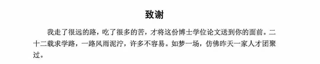 我走了很遠的路,吃了很多的苦,才將這篇論文放到你的面前…我相信