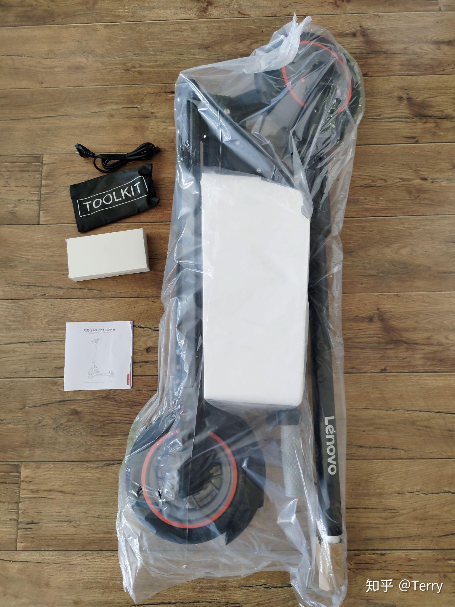 联想滑板车m2开箱&骑行感受
