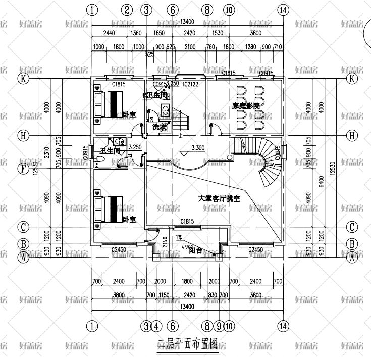 今日我就共享一款簡潔的四層農村自建房別墅設計房型,合適農村自建!