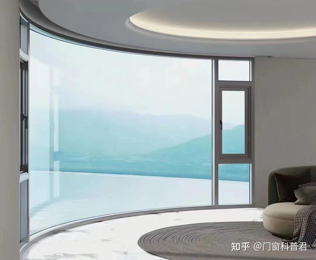 京港亚门窗平开门和圆弧窗安装案例实拍分享-京港亚
