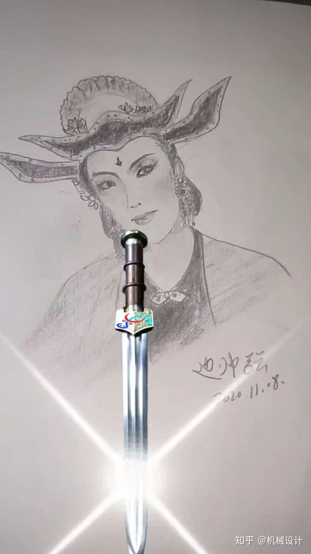 电视剧《莲花争霸》怀念经典画一个白玉川化身大理郡主段素素画像,像