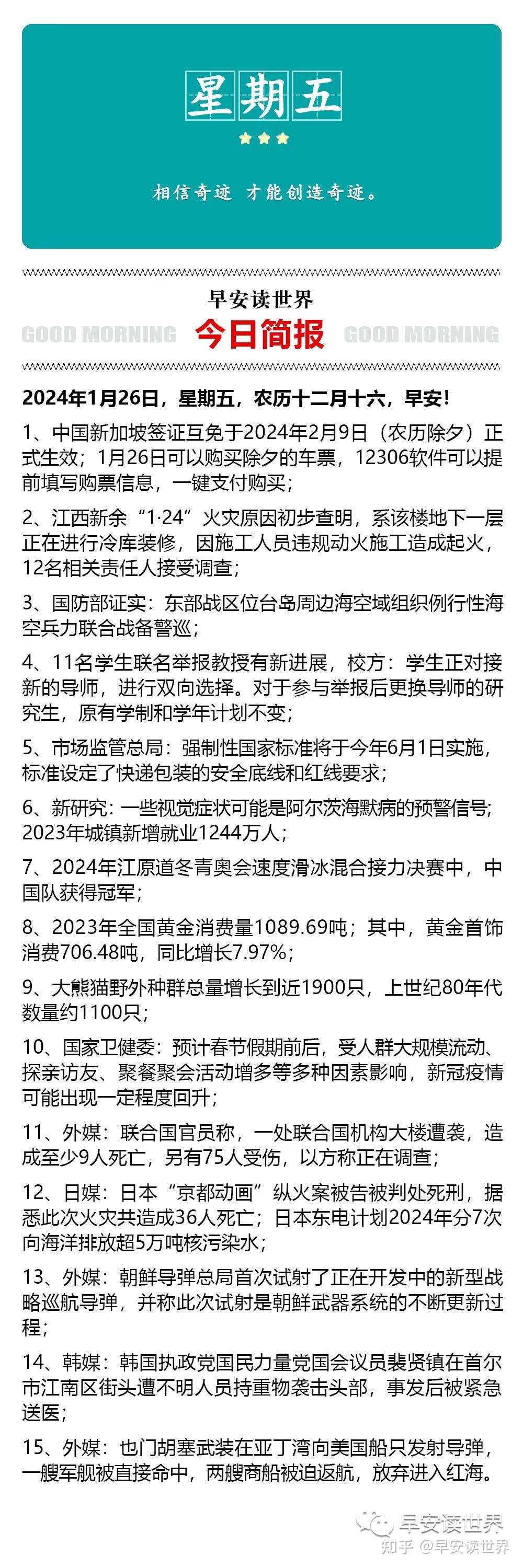 简报,新闻简报,资讯简报,每日资讯简报,早安读世界,今日早报,新闻早报