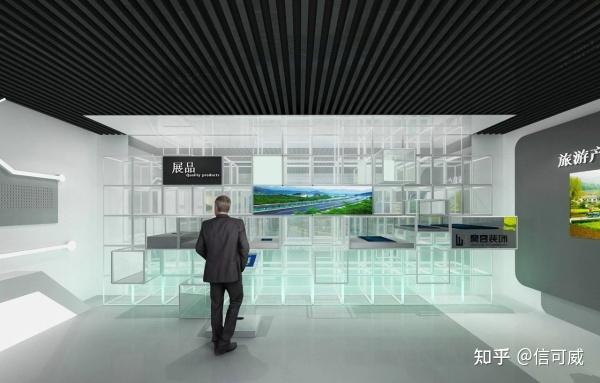 高级简约风格展厅设计 - 知乎