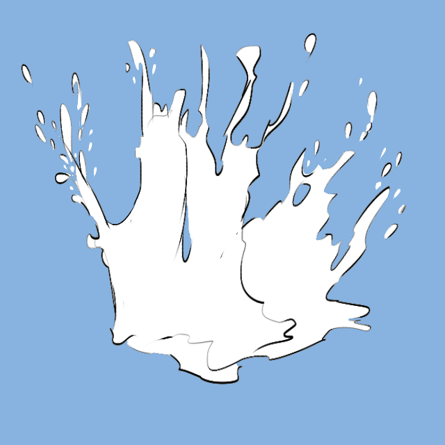 创建一个与线稿图层不同的图层,并用纯白色填充