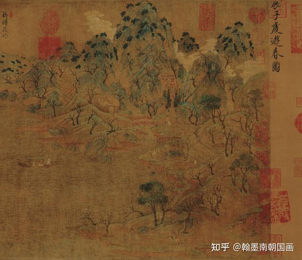 中国现存最早的山水画《游春图》赏析 - 知乎