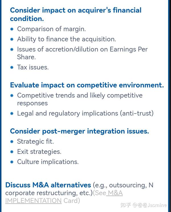 m&a case study investment banking