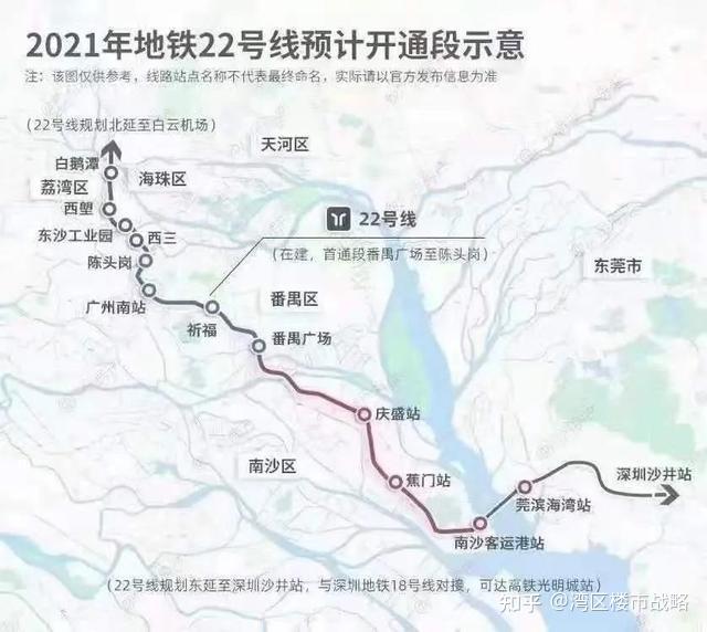 地铁22号线官宣,广州深圳牵手,南沙楼市成最大赢家?