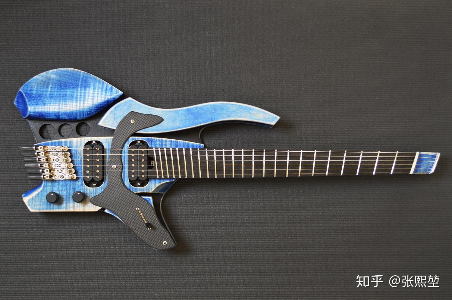 极具赛博朋克感的订制吉他ricktoone