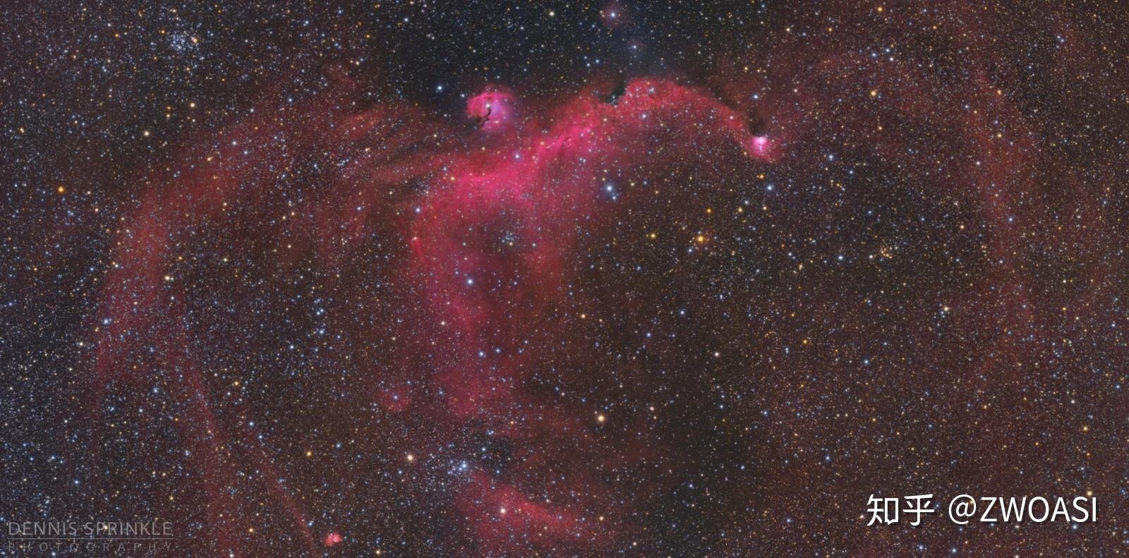 大犬座海鸥星云ic2177由深空拍摄zwoasi相机用户提供