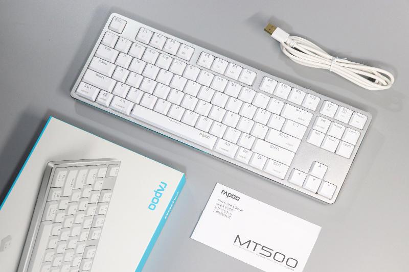 码农不跟文员吵架再评雷柏mt500办公背光机械键盘