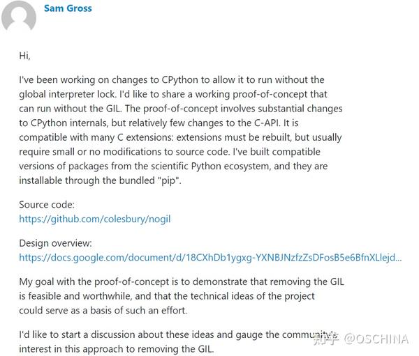 开发者验证移除 CPython GIL 可行，可显著提高多线程性能 - 知乎