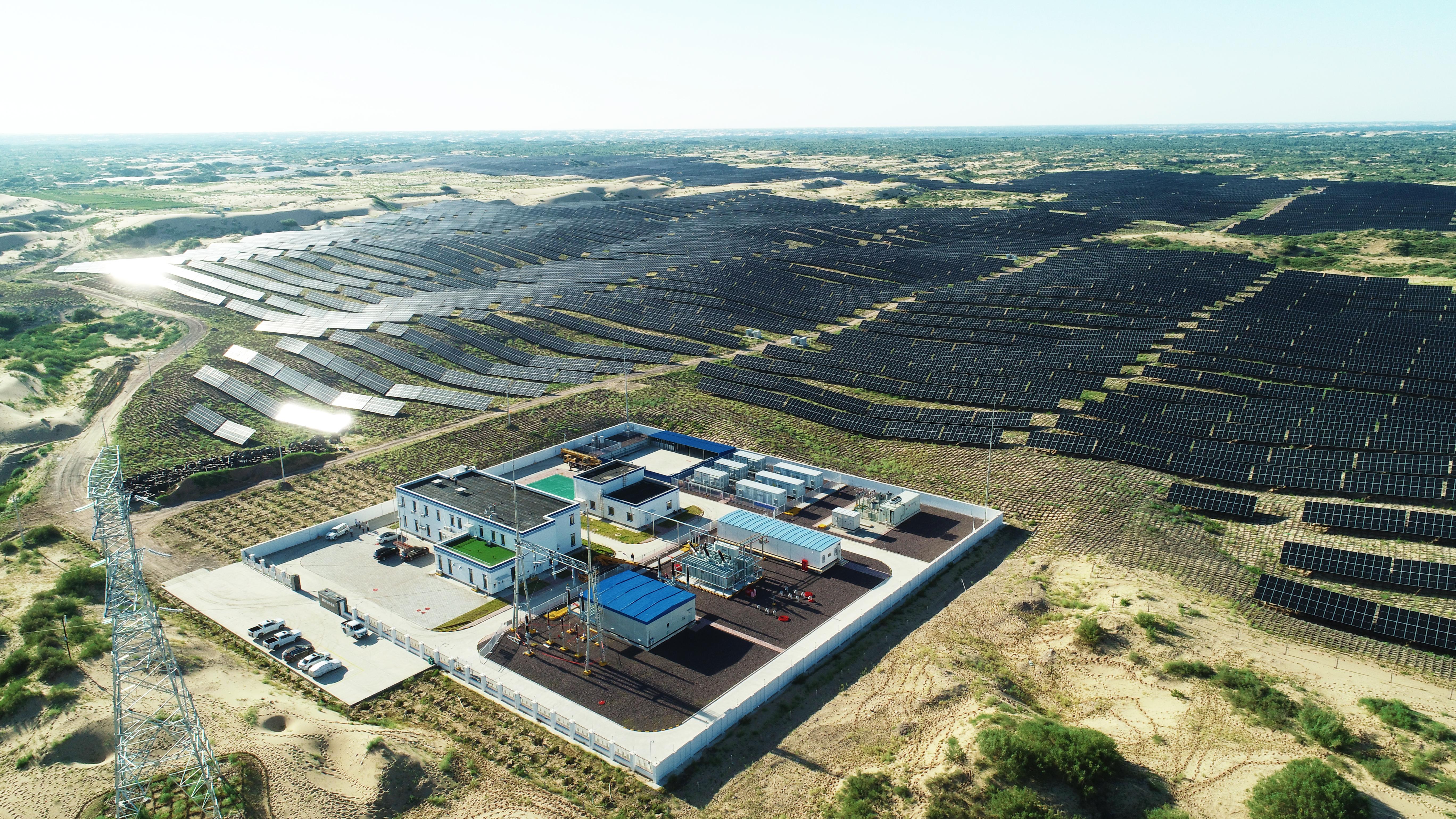 国家电投带来的绿色变化东北公司所属东北新能源公司敖汉旗敖润苏莫