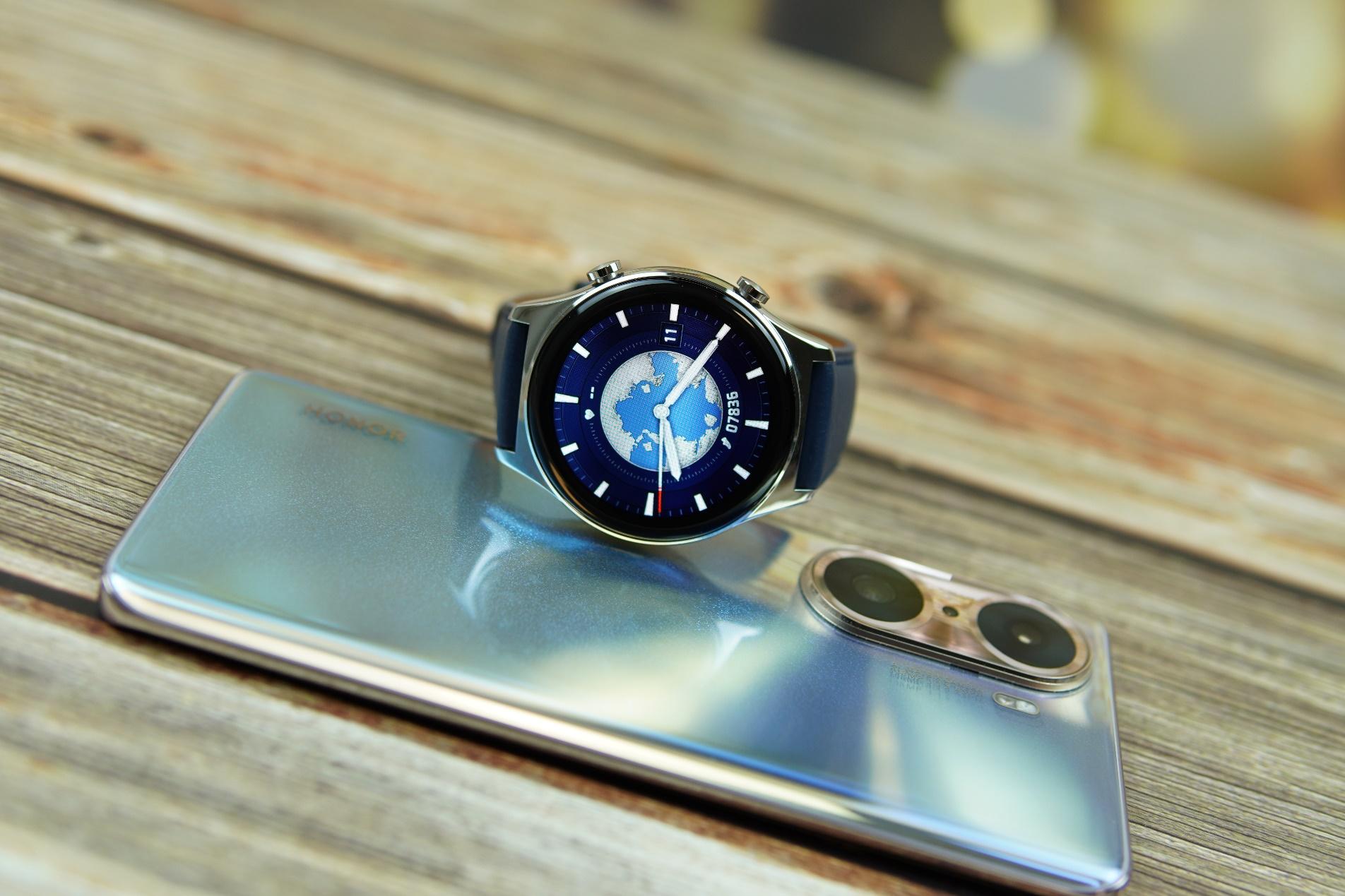 荣耀手表gs3颜值科技并存让生活更智能更健康