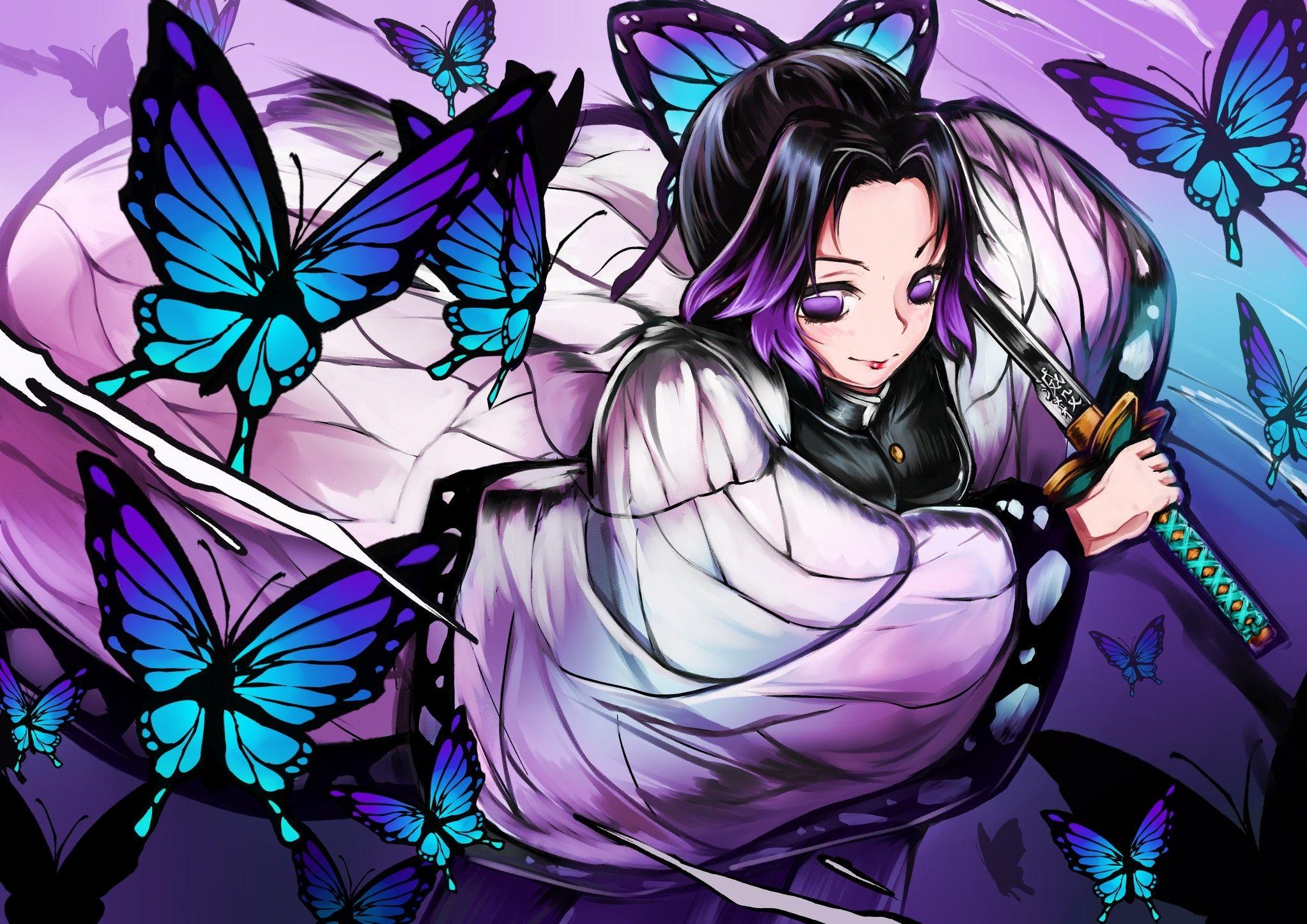 鬼灭之刃有没有忍姐姐的手机高清壁纸呀