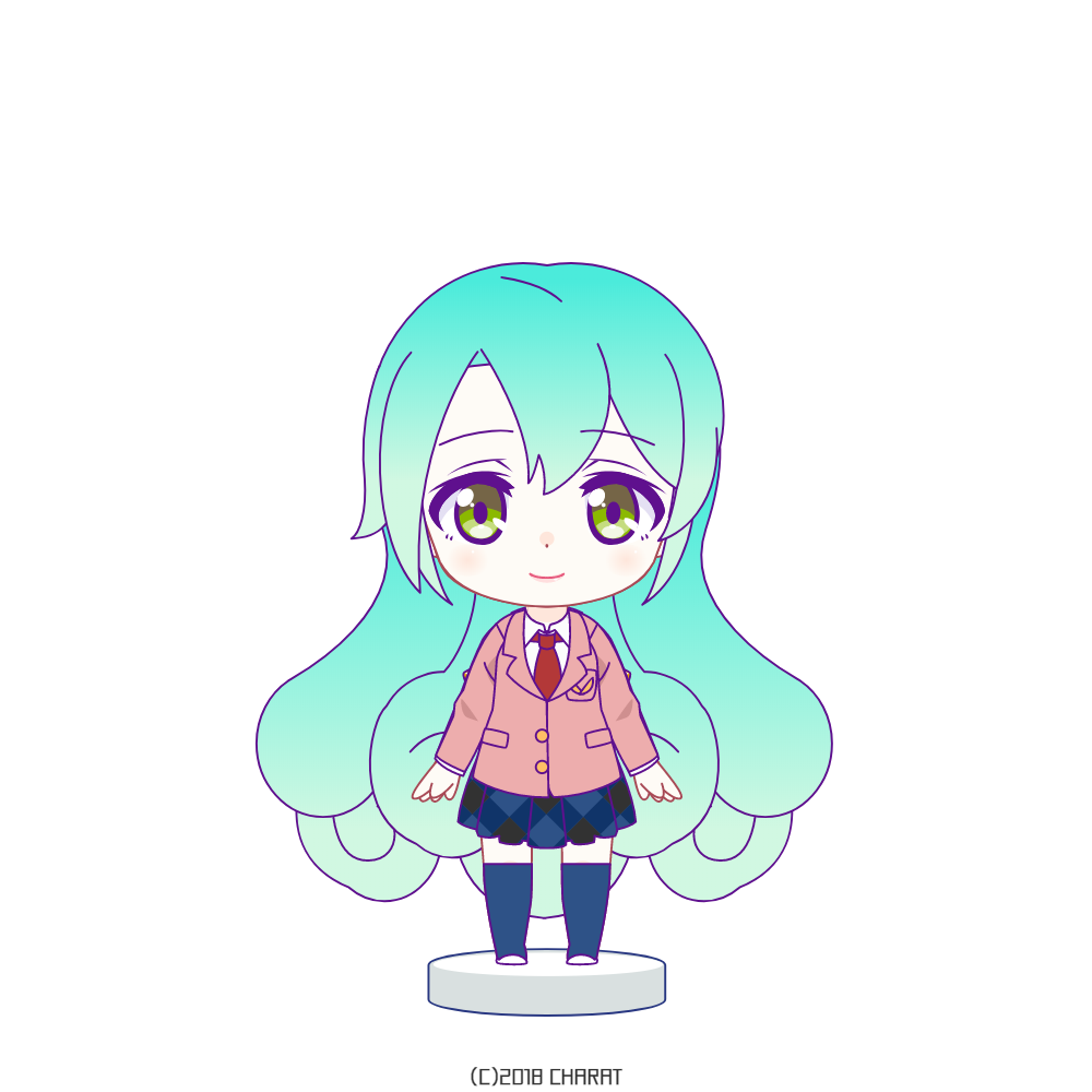 【原創】charat choco 星之守護者q版人物 - 阿狸小隊 (內含校服裝