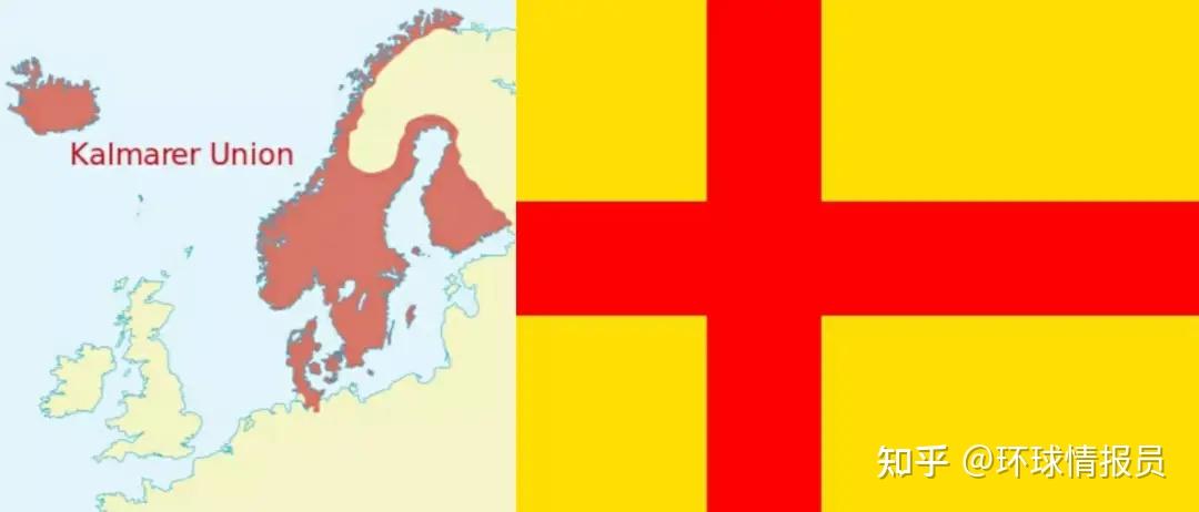 国旗也能复制粘贴北欧为何都是十字旗