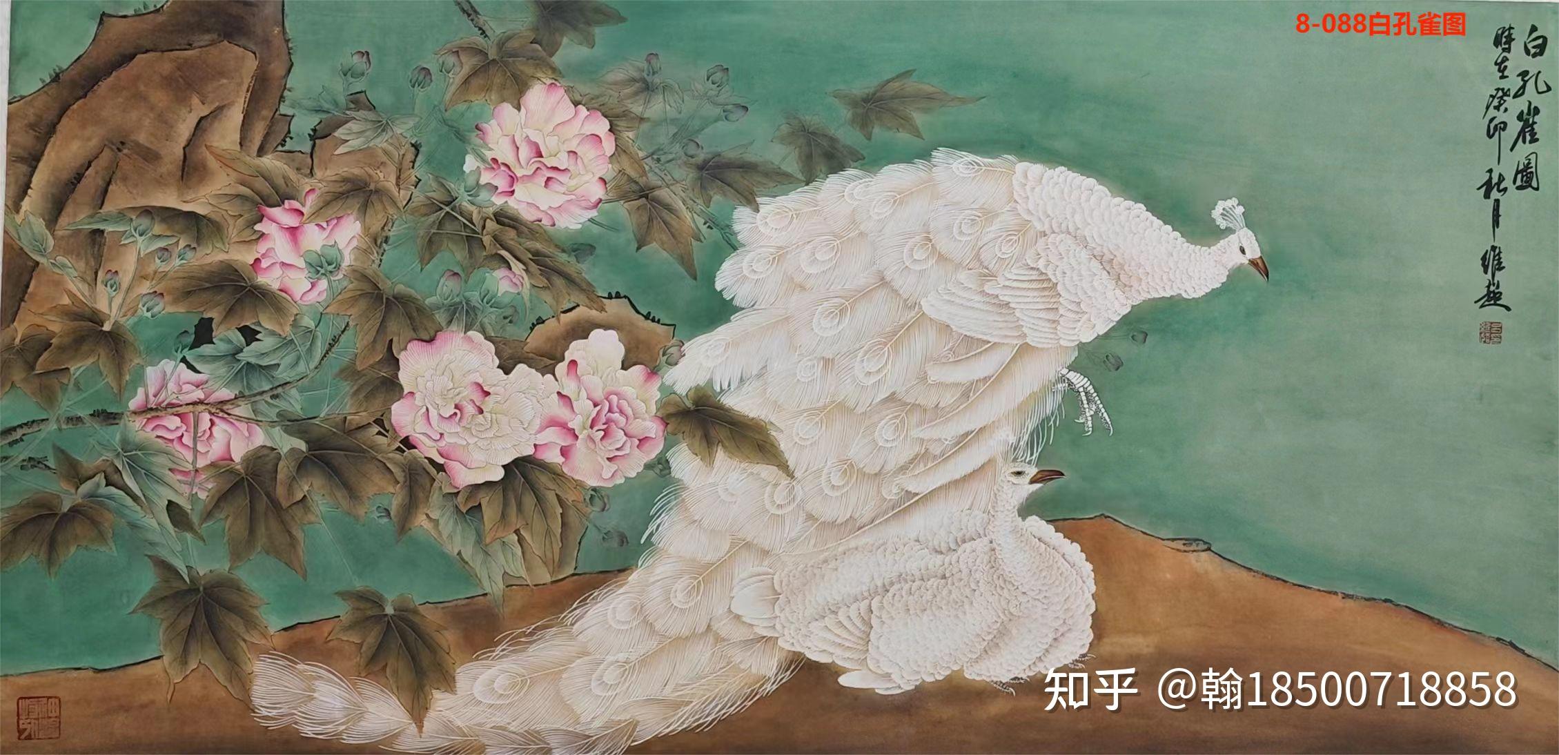 当代著名动物画家吕维超老师作品以威猛野兽作为创作主体 工笔画写意