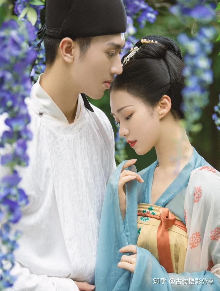 盘子女人坊|充满粉红泡泡的一组汉服情侣写真