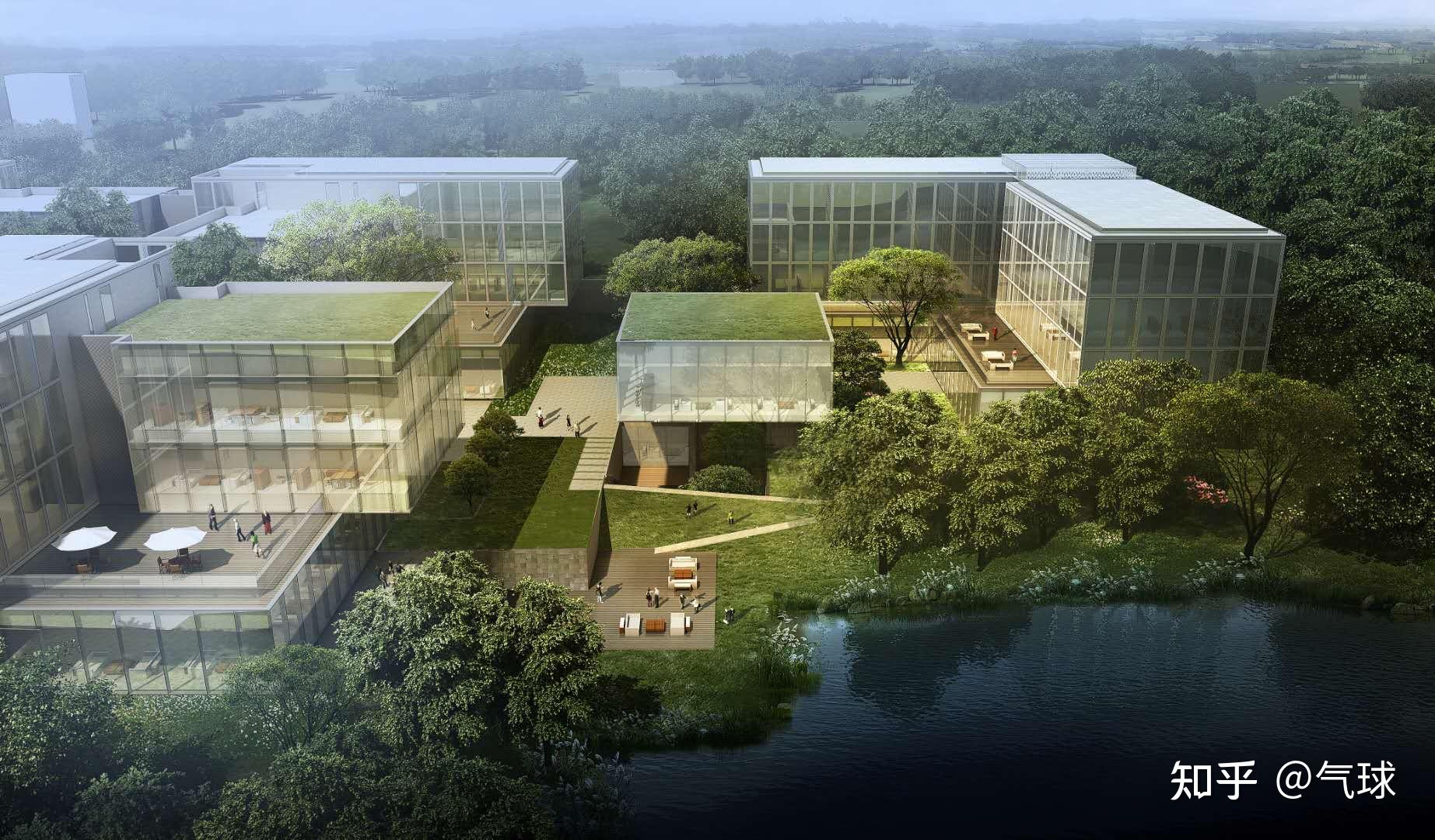 杭州花园式办公,平层,独栋写字楼:绿城·西溪绿境 知乎