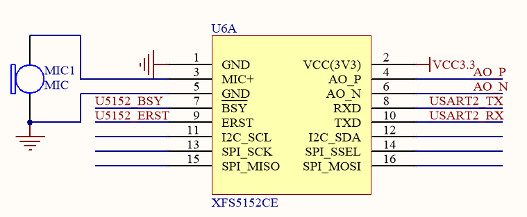 进行测试的接线方式如下:如果使用单片机与xfs5152ce语音合成模块联用