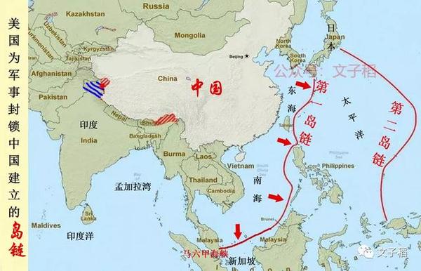 对于美国来说,台湾是军事封锁中国大陆第一岛链最关键的一环.