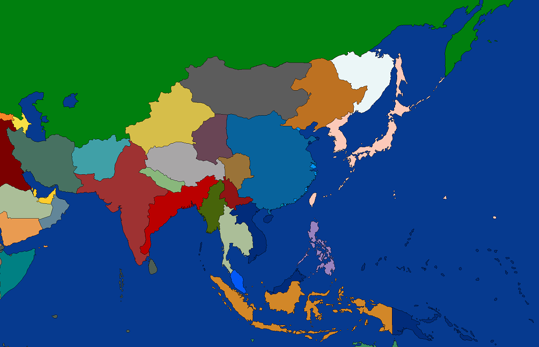 日本帝国所支持的奉天政府和德意志第二帝国所支持的大清国在中国大陆