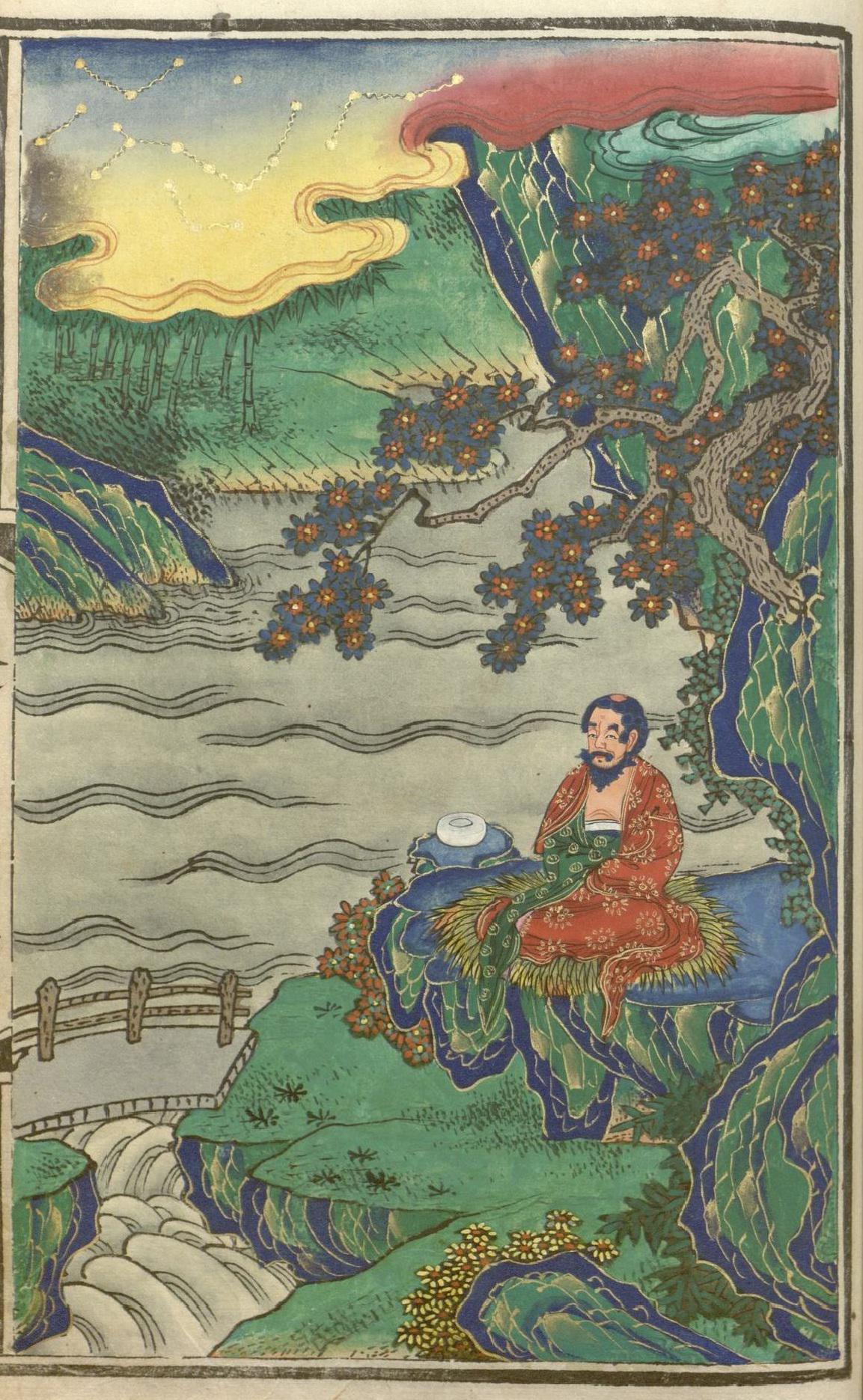 大型绢画《降魔成道图》【附:释迦传记节选——菩提树下降魔成道】