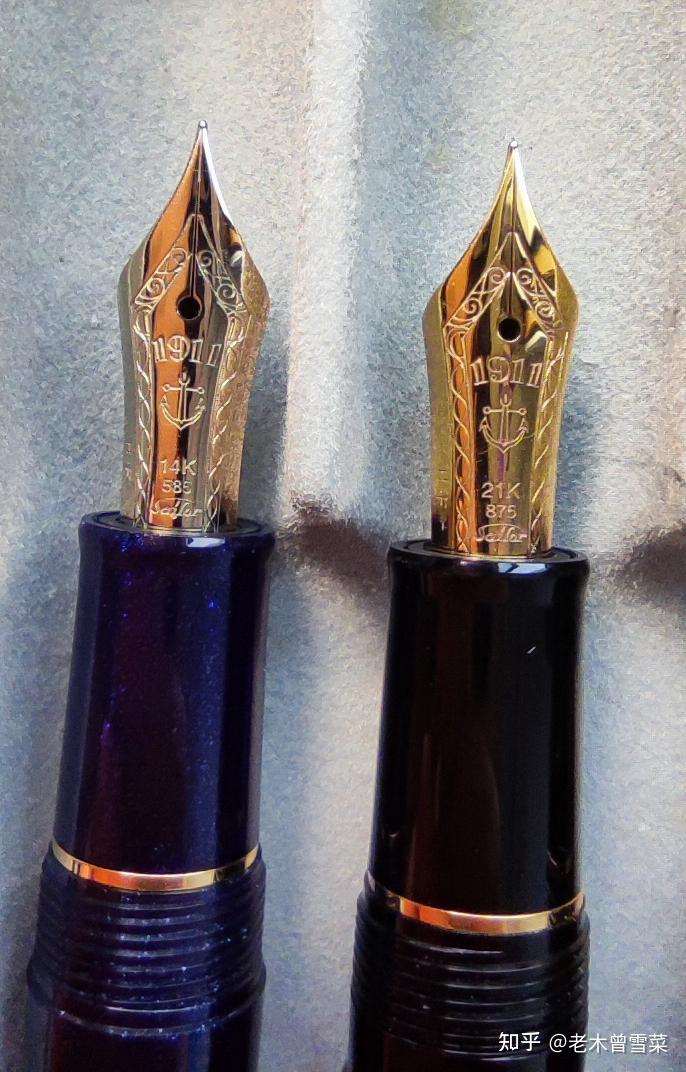 日系开放式金尖钢笔详解24枚御三家笔尖分析