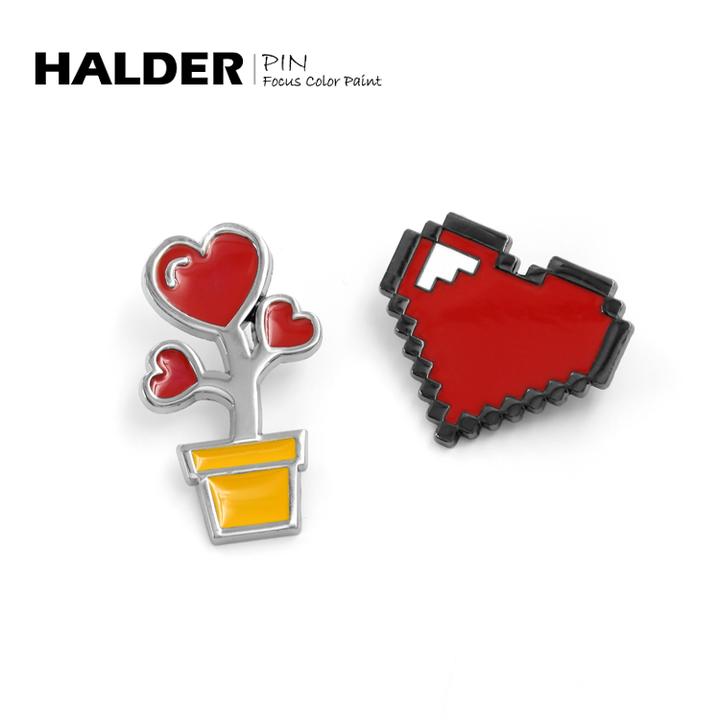 halder 传说之下周边决心红色爱心别针小饰品胸针 男女