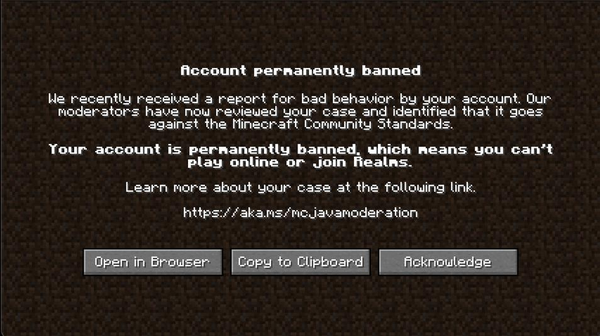 Minecraft Java版将加入永封制度 玩家反弹 知乎