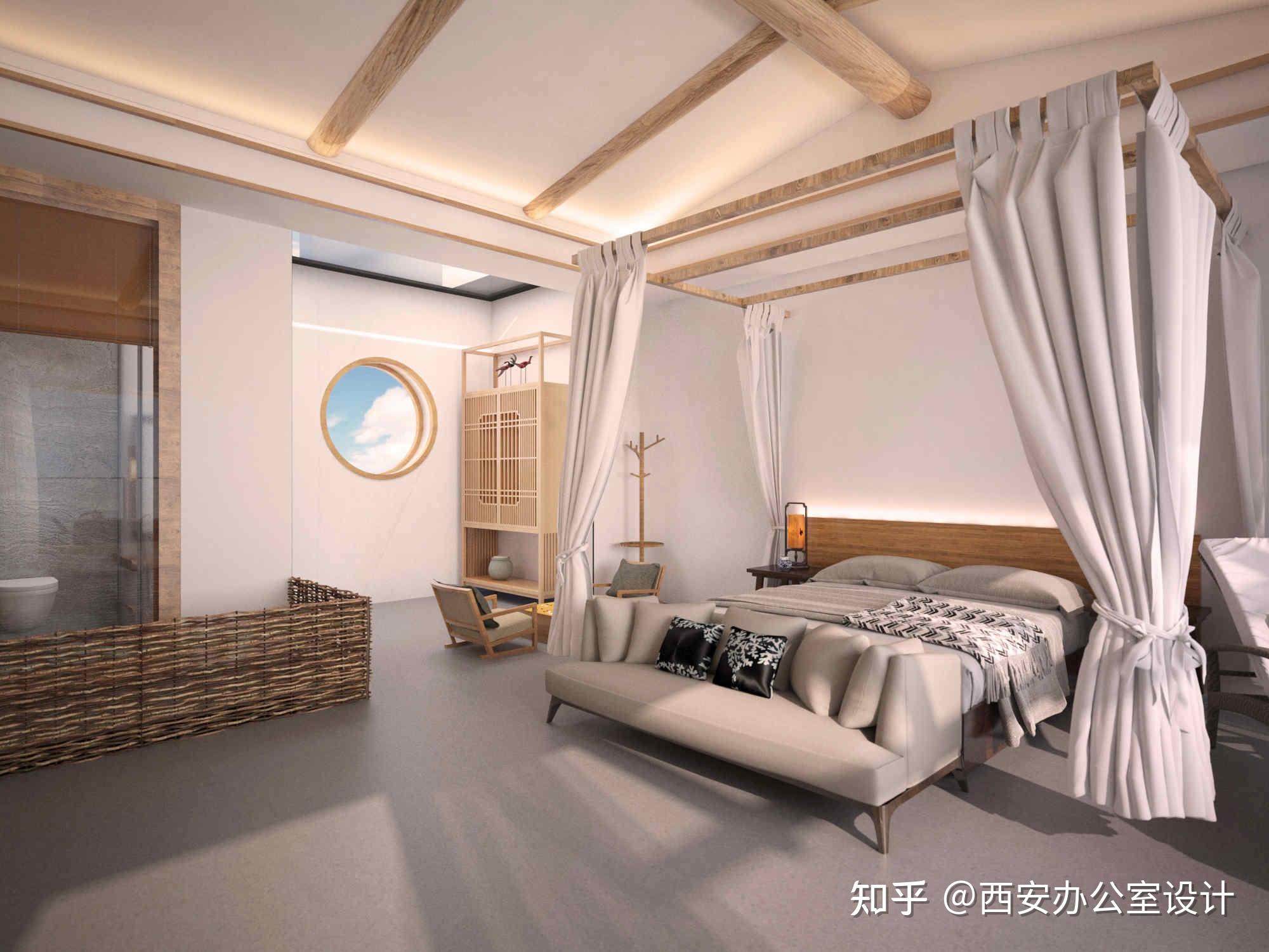 环保简约风格民宿装修效果图