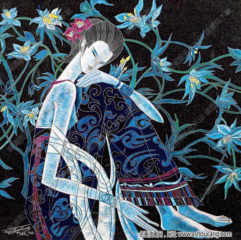 丁绍光重彩画作品高清大图下载 - 知乎