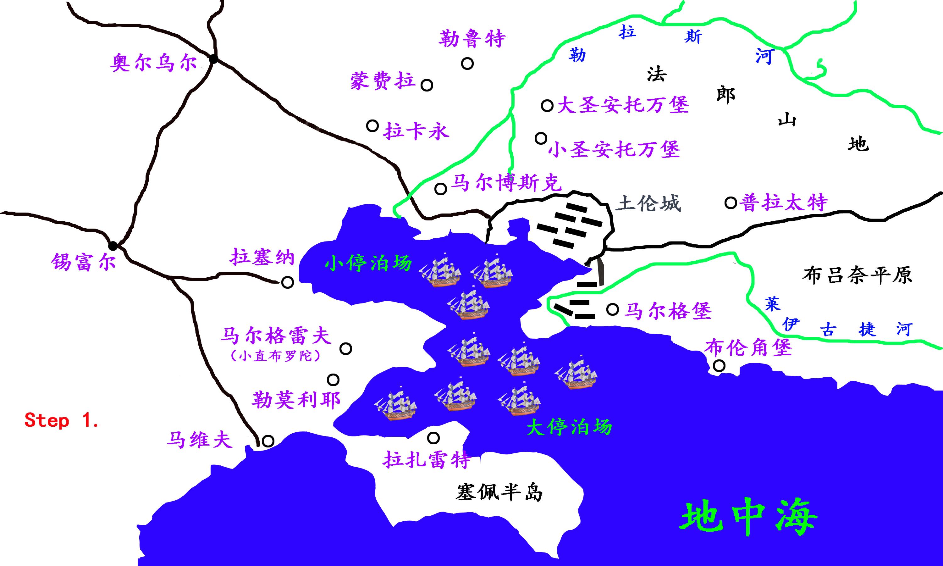 动态图解土伦战役：年轻时代的拿破仑如何一战扬名 - 知乎