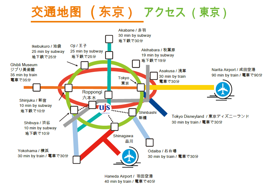 语言学校东京ujs日本语学校东京都中央商务区学费低于平均值
