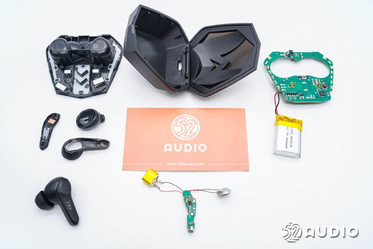 soaiy索爱a7真无线电竞耳机拆解低延时游戏模式6小时续航