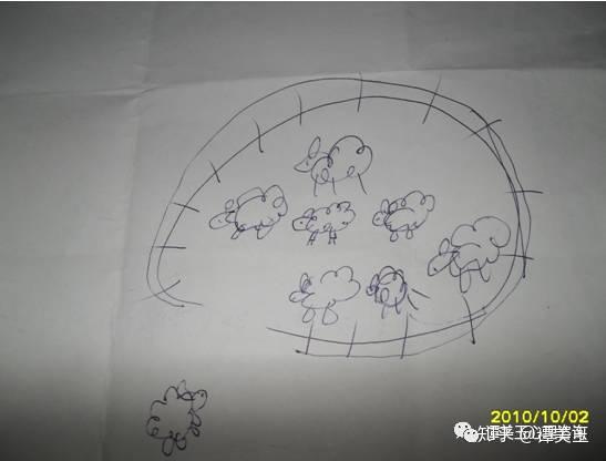 羊圈怎么画铅笔画图片
