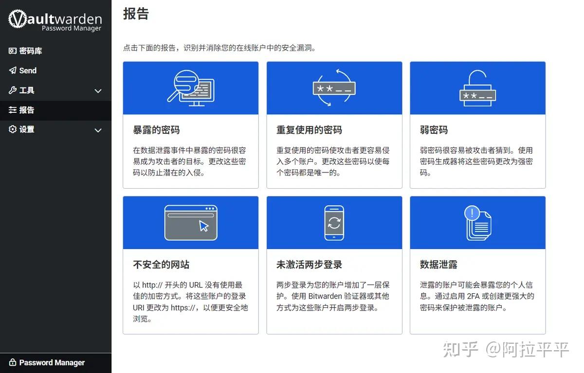 报告界面