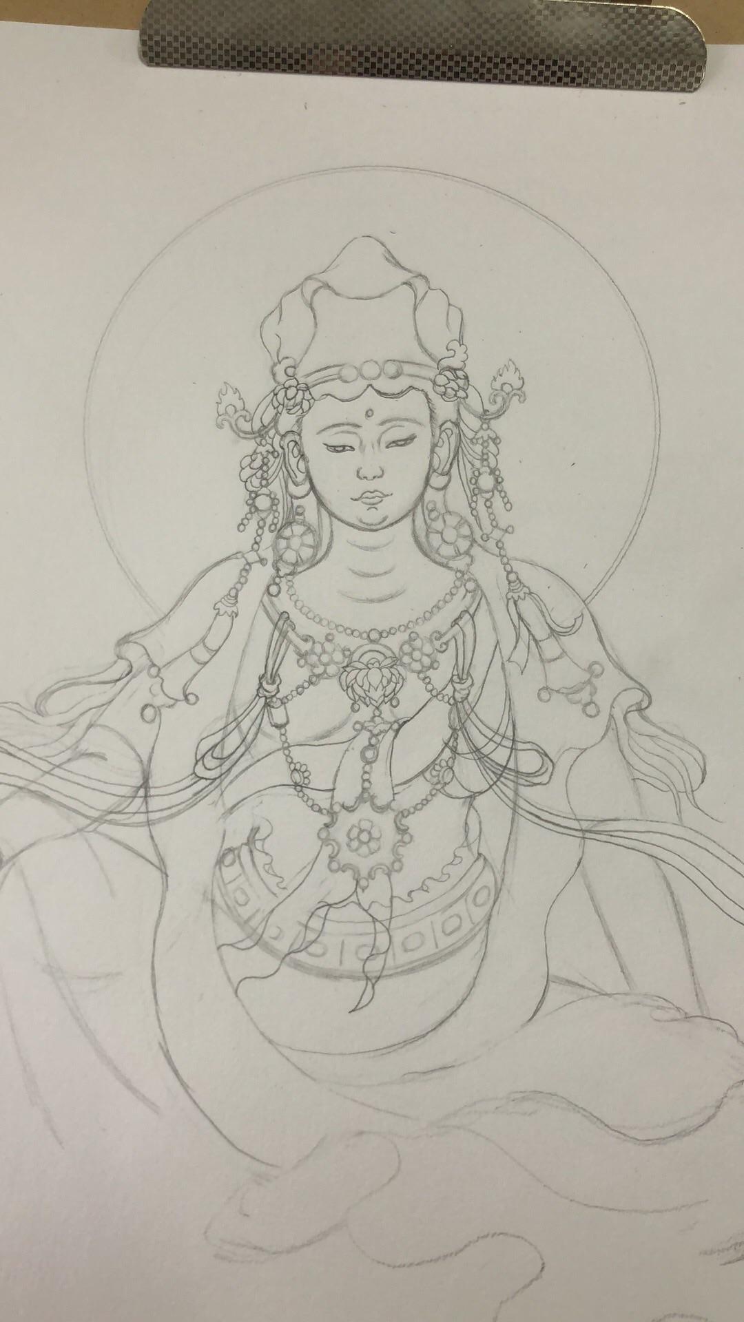 手绘简单唐卡 - 知乎