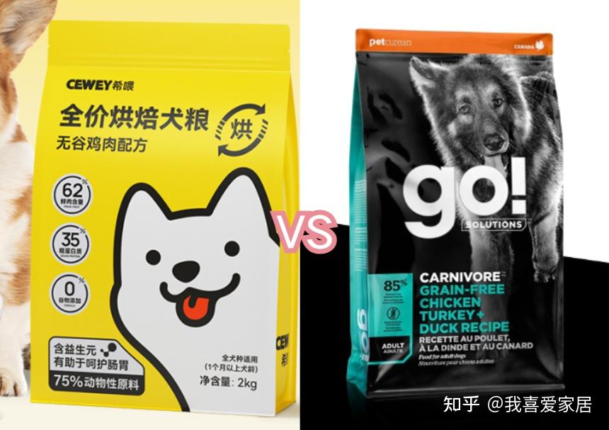 天然狗粮排行榜及狗粮品牌介绍,纯天然狗粮哪种牌子好,选择希喂狗粮还是GO狗粮?帮你对比 - 知乎