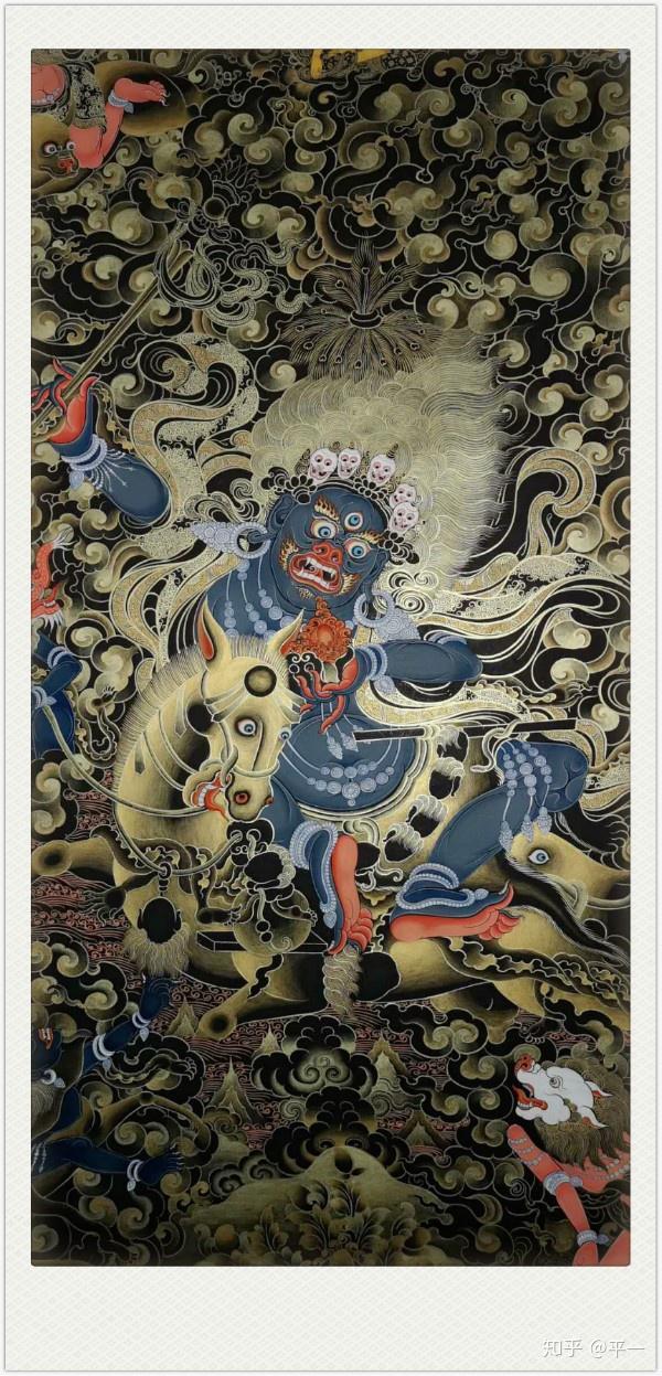 在藏密宗中,吉祥天母颇受崇奉,影响深远.