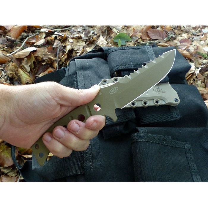 【品鉴】benchmade 美国蝴蝶375sn adamas双刃战术直刀 - 知乎