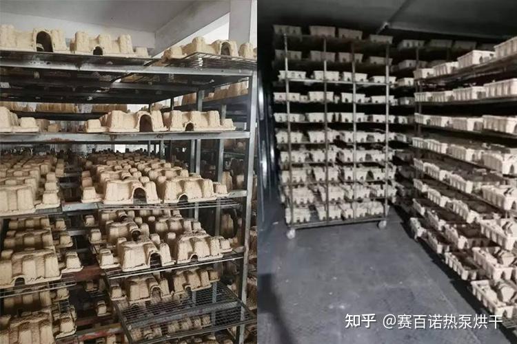 纸托的加工工艺流程及空气能纸托烘干机的使用